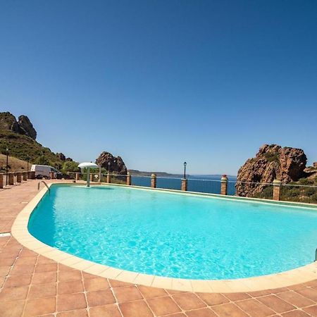 Vila L'Estasi Tanca Piras A Bordo Piscina Con Vista Mare Nebida Exteriér fotografie