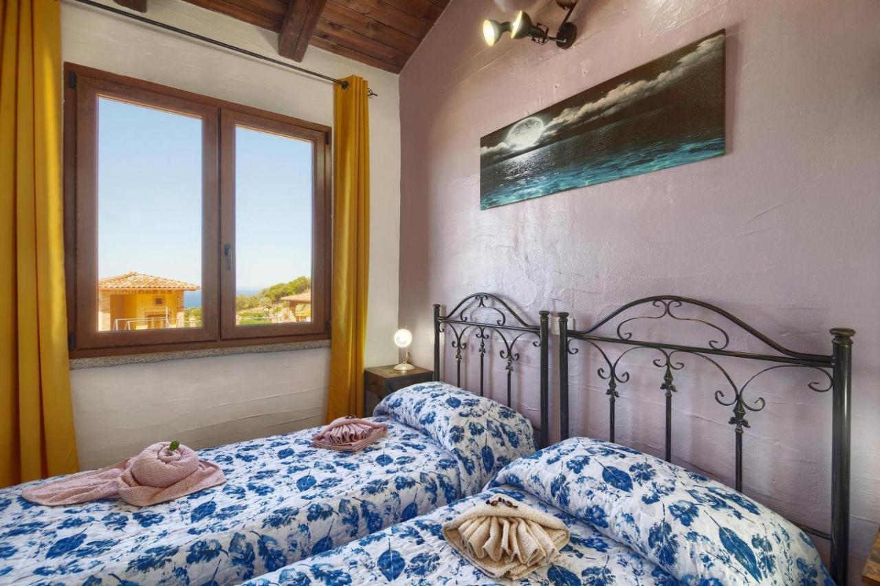 Vila L'Estasi Tanca Piras A Bordo Piscina Con Vista Mare Nebida Exteriér fotografie