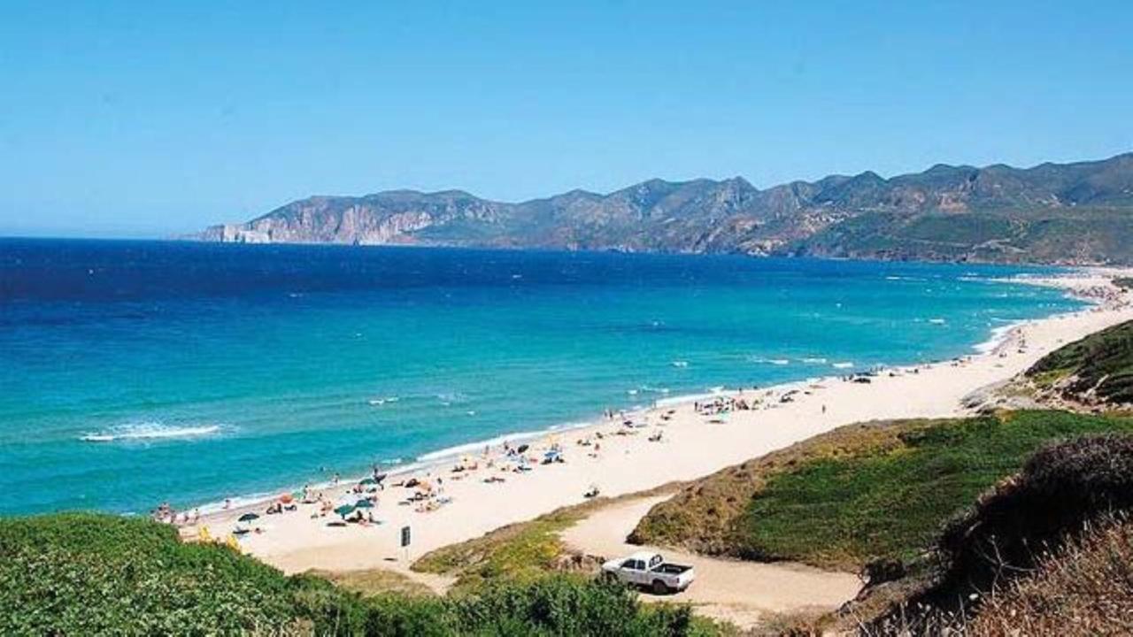 Vila L'Estasi Tanca Piras A Bordo Piscina Con Vista Mare Nebida Exteriér fotografie